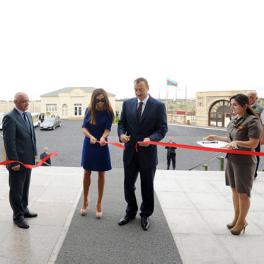 Azerbaijani president and his spouse visit Gala State History-Ethnography Preserve (PHOTO)